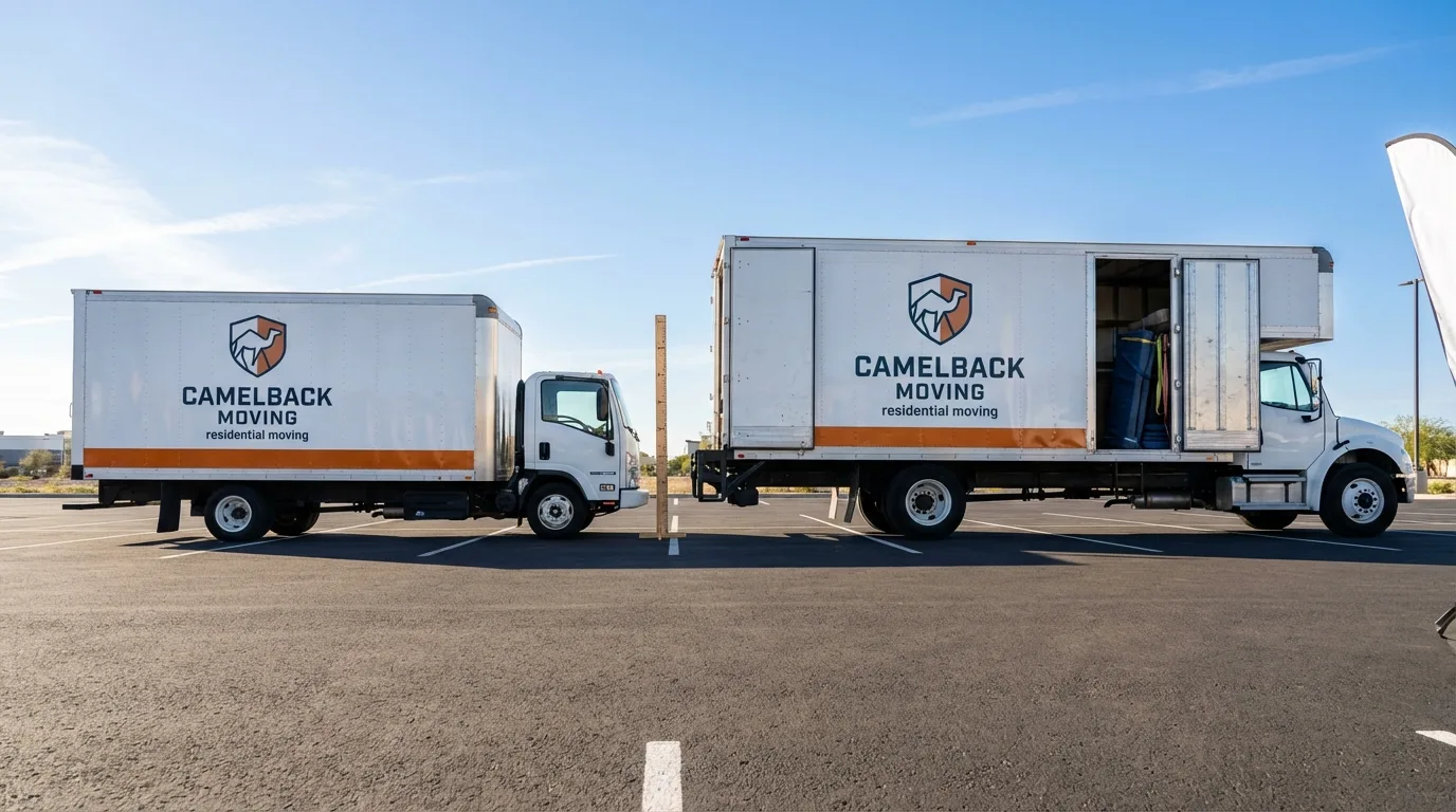 Moving truck size capacity guide in Sulphur